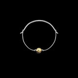 Armband von Viana I Seidenarmband mit Silberperle