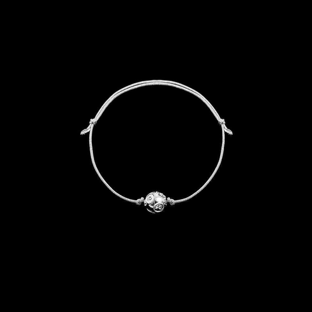 Armband von Viana I Seidenarmband mit Silberperle
