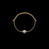 Armband von Viana I Seidenarmband mit Silberperle