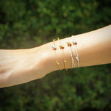 Armband von Viana I Seidenarmband mit Silberperle