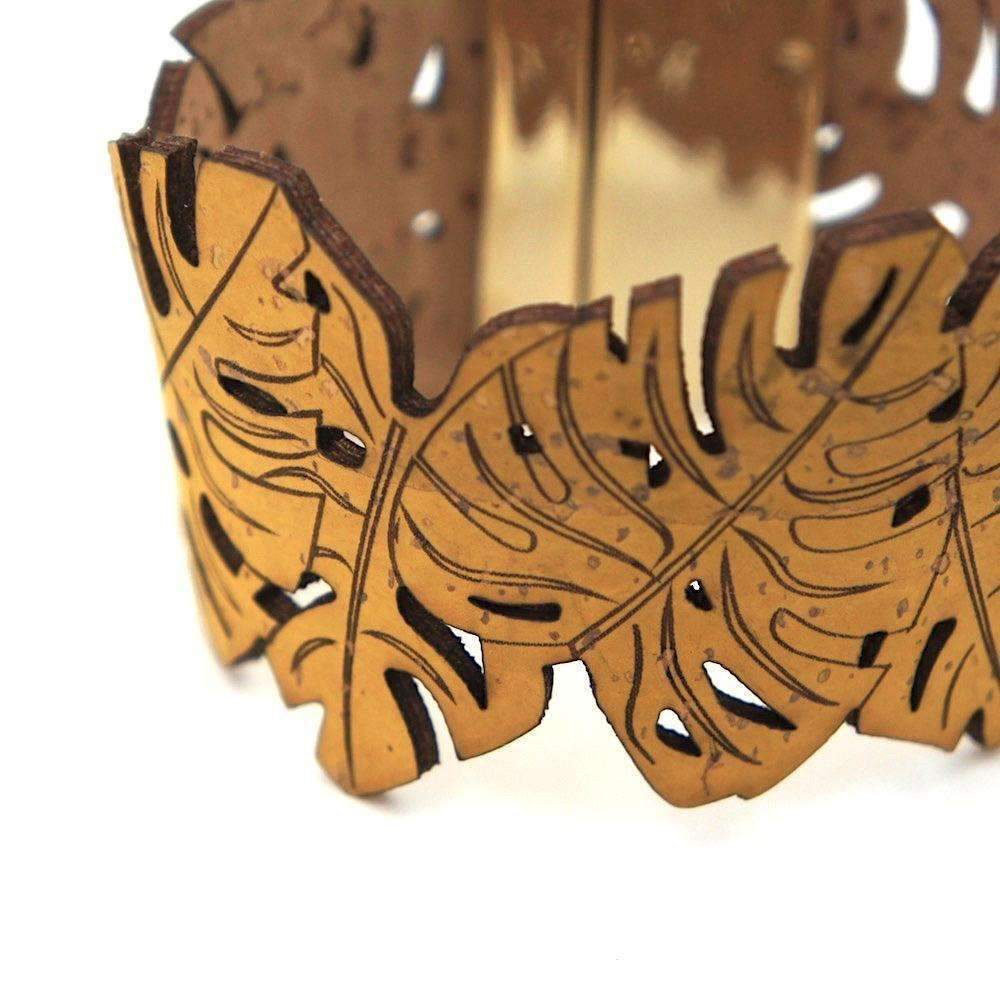 Cork bracelet - "Mustard Yellow"
