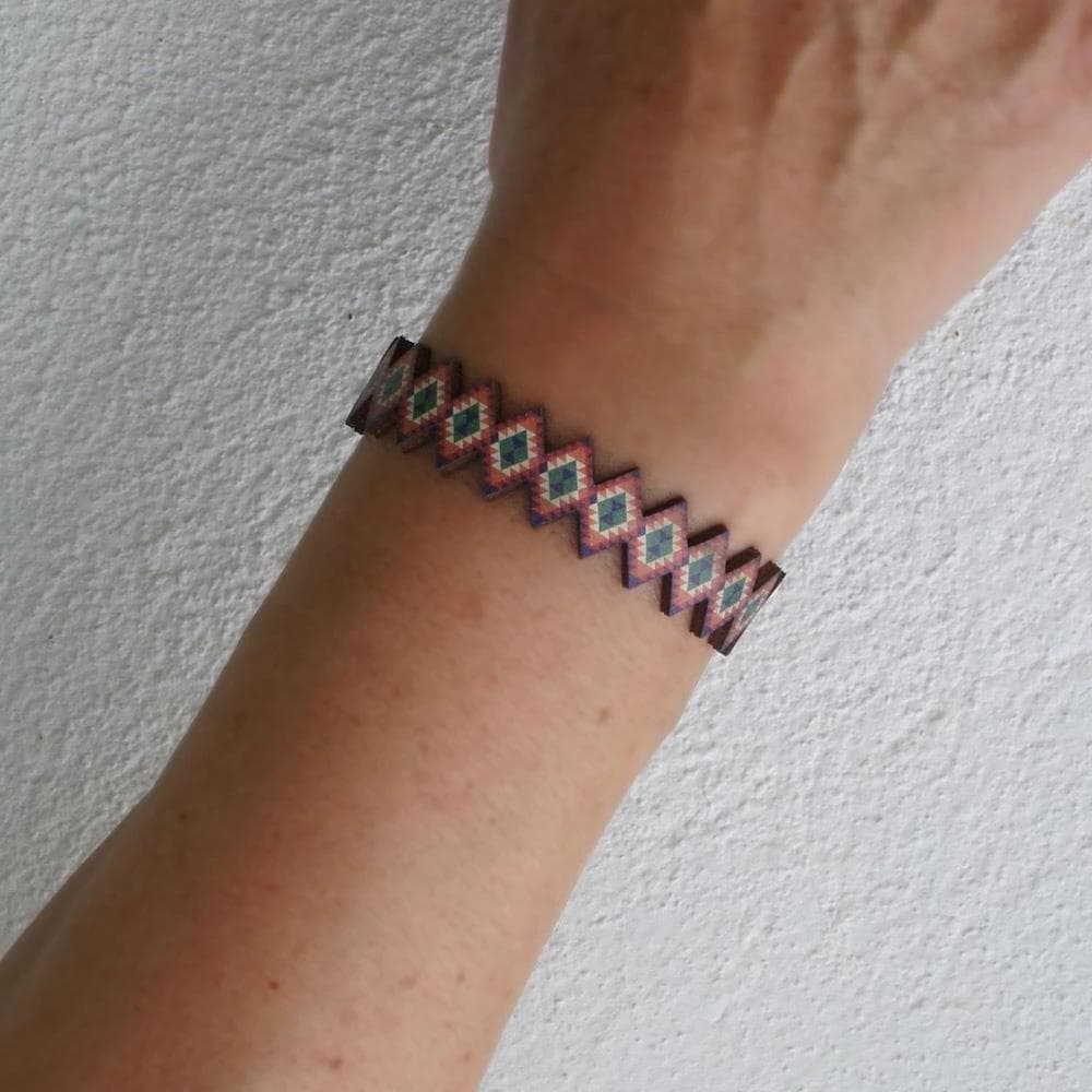 Bracelet en liège Tribal