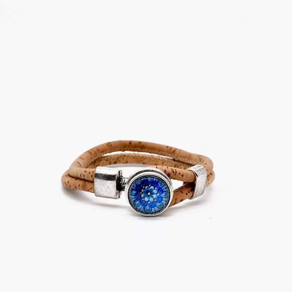 Bracelet liège "Azulejo"