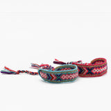 Bracelet en liège I Médaillon rose Azulejos I Bijoux portugais Bracelet macramé rose
