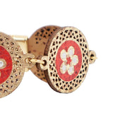 Korkarmband „Flores“ Rot