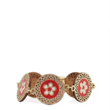 Korkarmband „Flores“ Rot