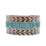 Cork cuff bracelet