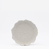 Carafe en céramique bleue en forme de poisson Assiette en céramique "Raso" blanche - 21cm