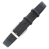 Gürtel aus Kork und schwarzem Leder