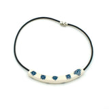 Ceramic necklace "Tubo"