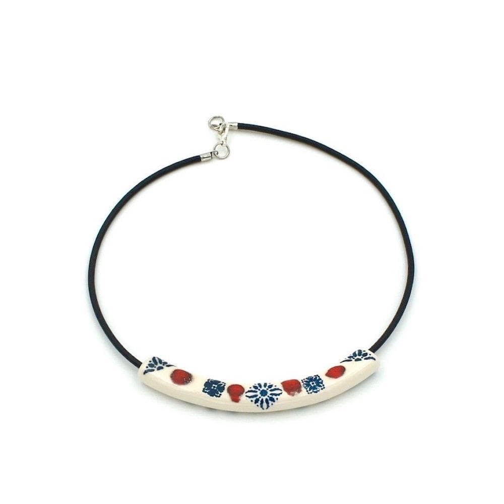 Collier en céramique "Tubo"