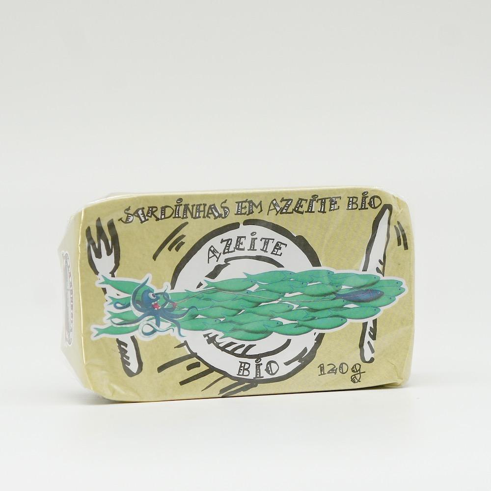 Sardines in organic olive oil