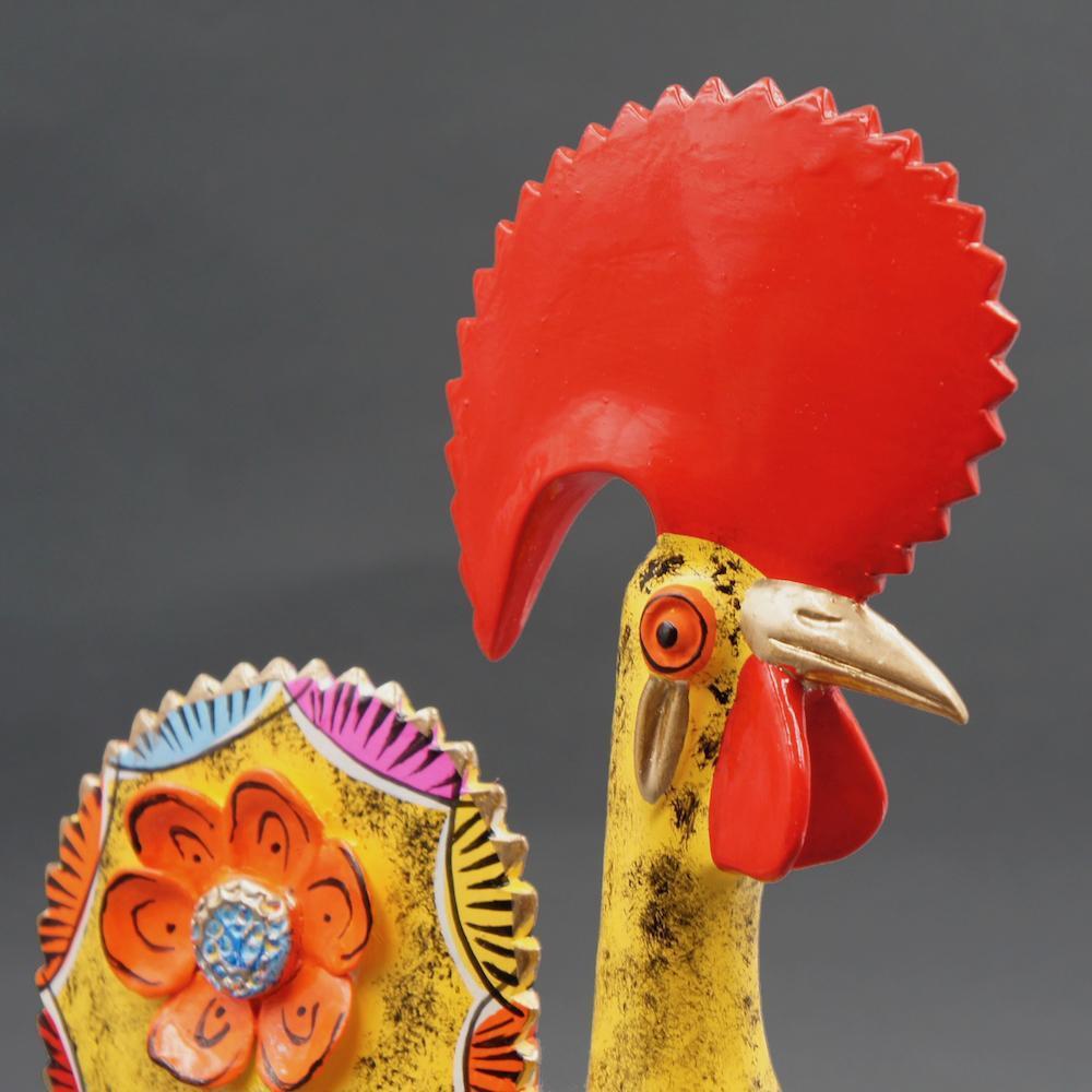 Coq de Barcelos 25cm jaune - Prazeres Côta