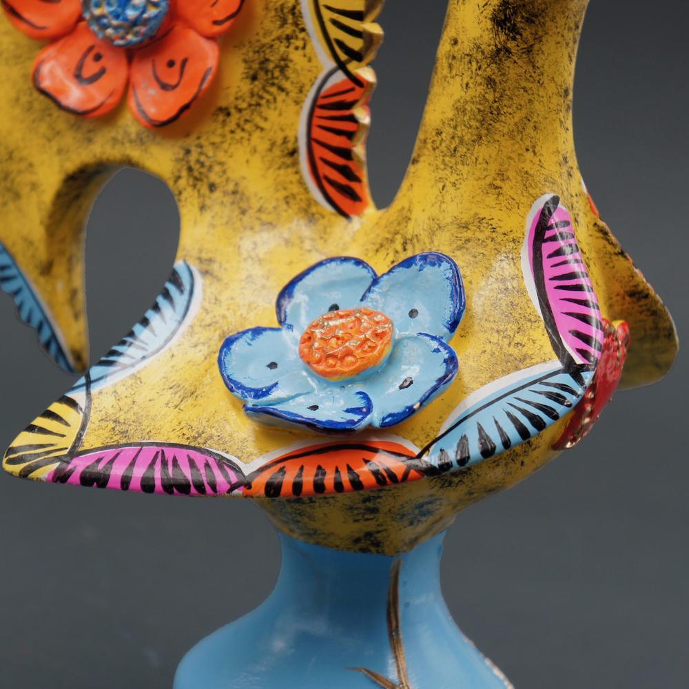 Coq de Barcelos 25cm jaune - Prazeres Côta