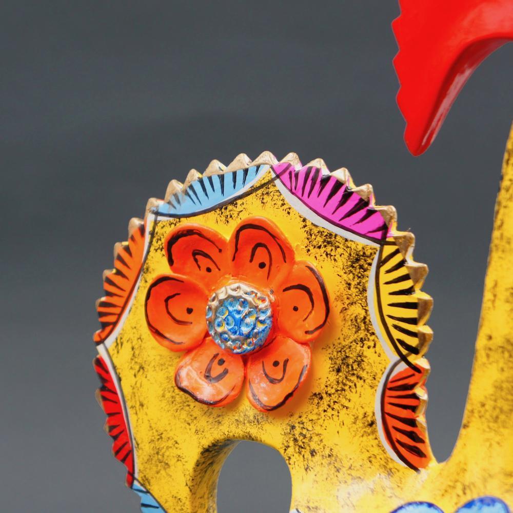 Coq de Barcelos 25cm jaune - Prazeres Côta