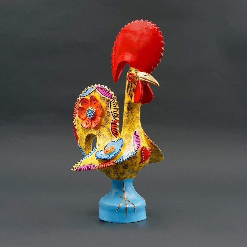 Coq de Barcelos 25cm jaune - Prazeres Côta