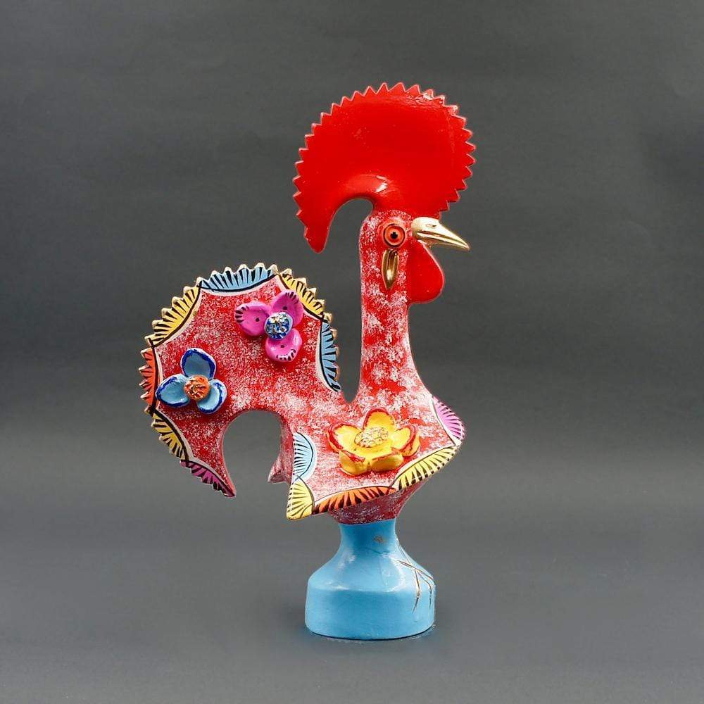Galo de Barcelos 25cm Rot - Prazeres Côta