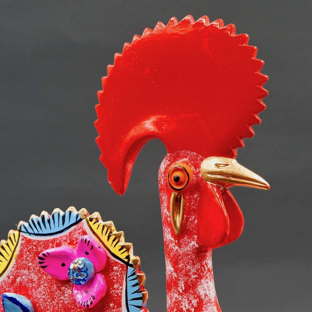 Galo de Barcelos 25cm Rot - Prazeres Côta
