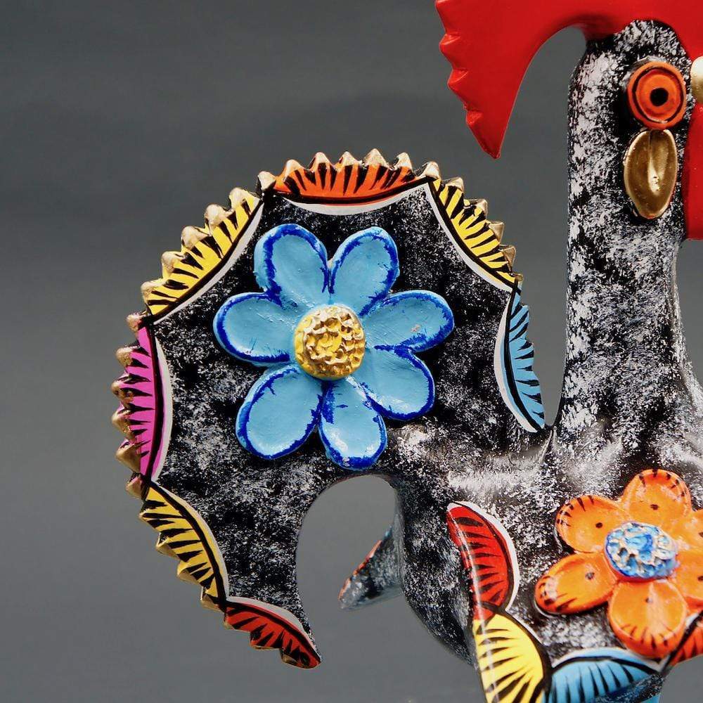 Galo de Barcelos 25cm Black - Prazeres Côta