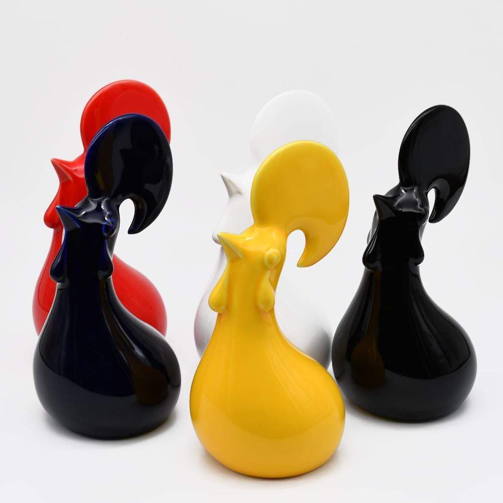 Ceramic rooster - Red