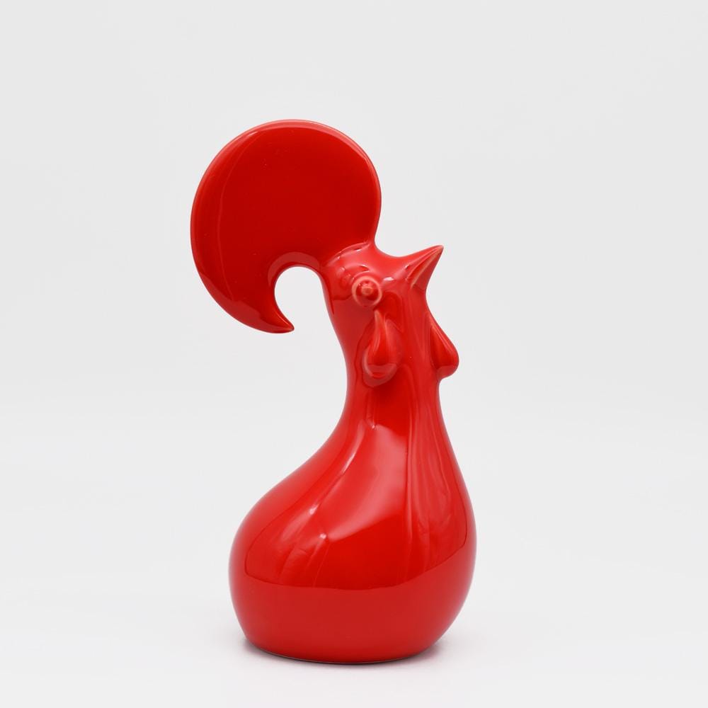Ceramic rooster - Red