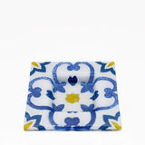 Tiefe Schale aus verschmolzenem Glas "Azulejos"