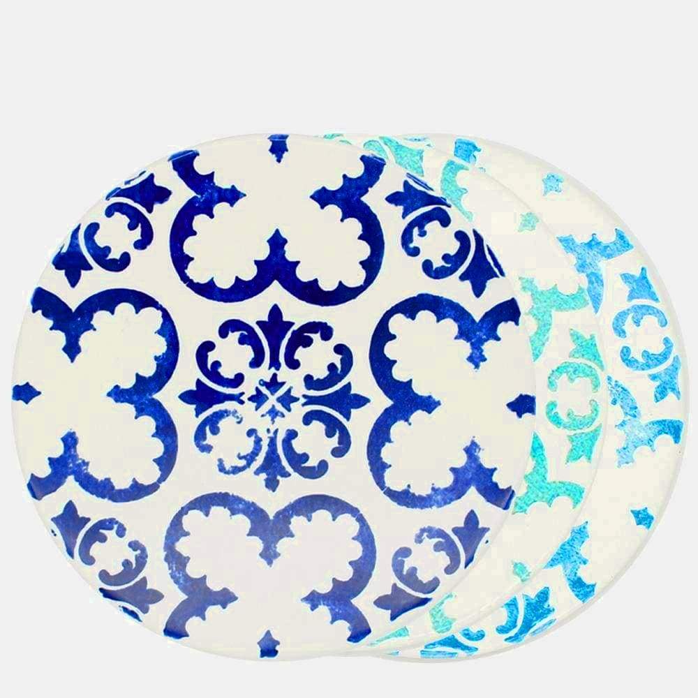 Untersetzer aus Keramik und Kork „Azulejos“