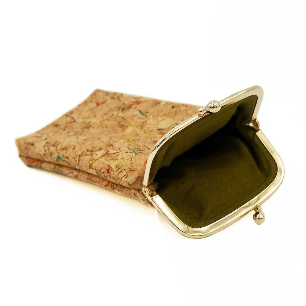 Cork glasses case