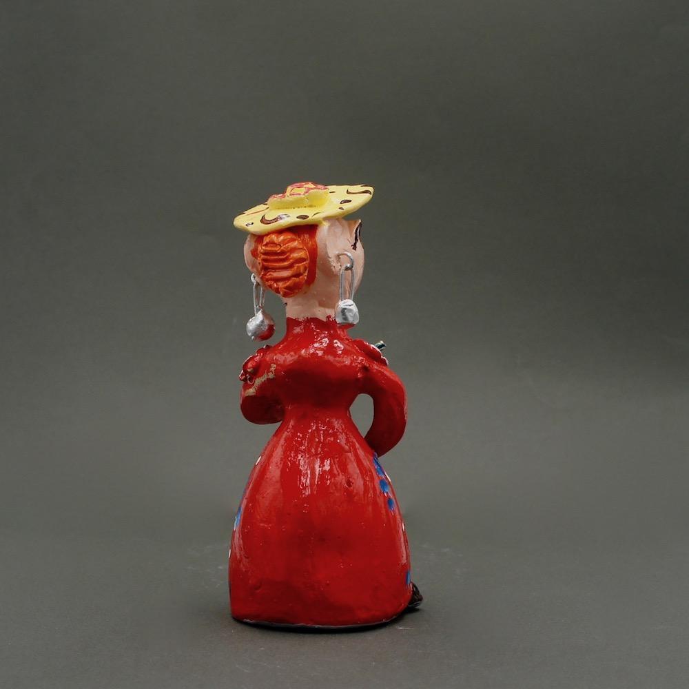Boneca com flores 20 cm - Jùlia Côta