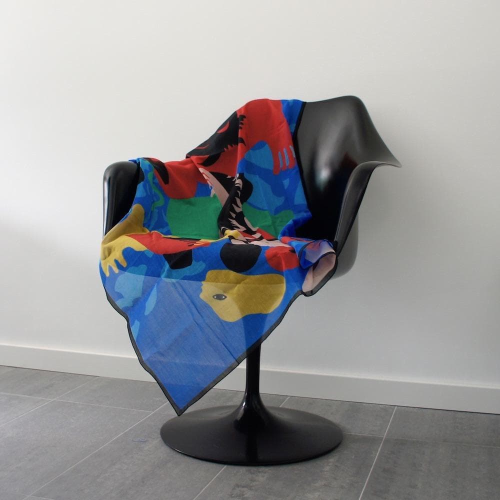 Foulard en coton José de Guimarães "Ilha dos Amores"