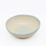 Grand bol en céramique vert et blanc I Céramique portugaise Grand bol "Estrela do mar" vert et blanc - 15 cm