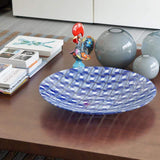Grand plat en verre fusionné "Marinha Grande"