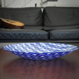 Grand plat en verre fusionné "Marinha Grande"