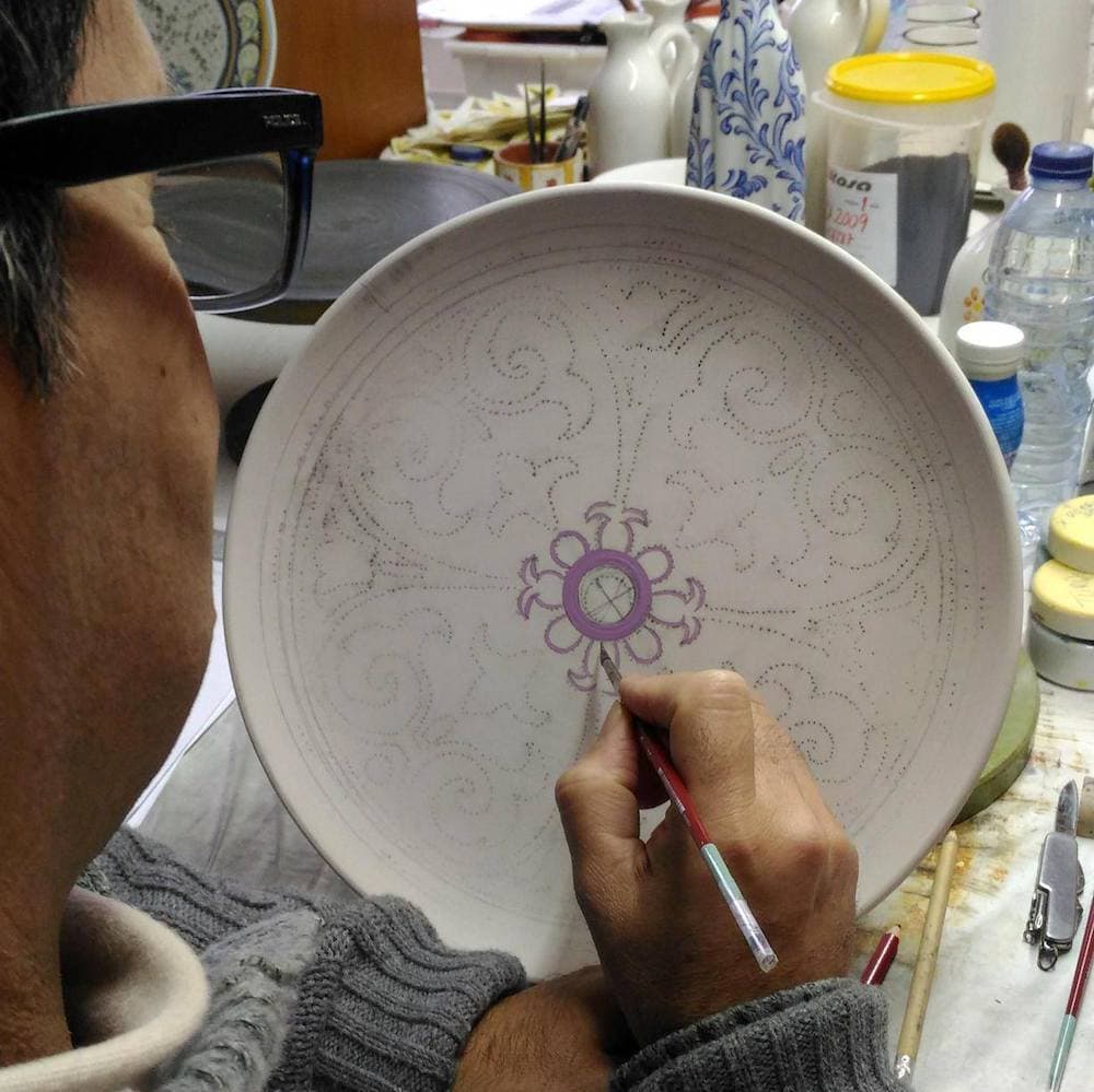 Douro I Large ceramic plate