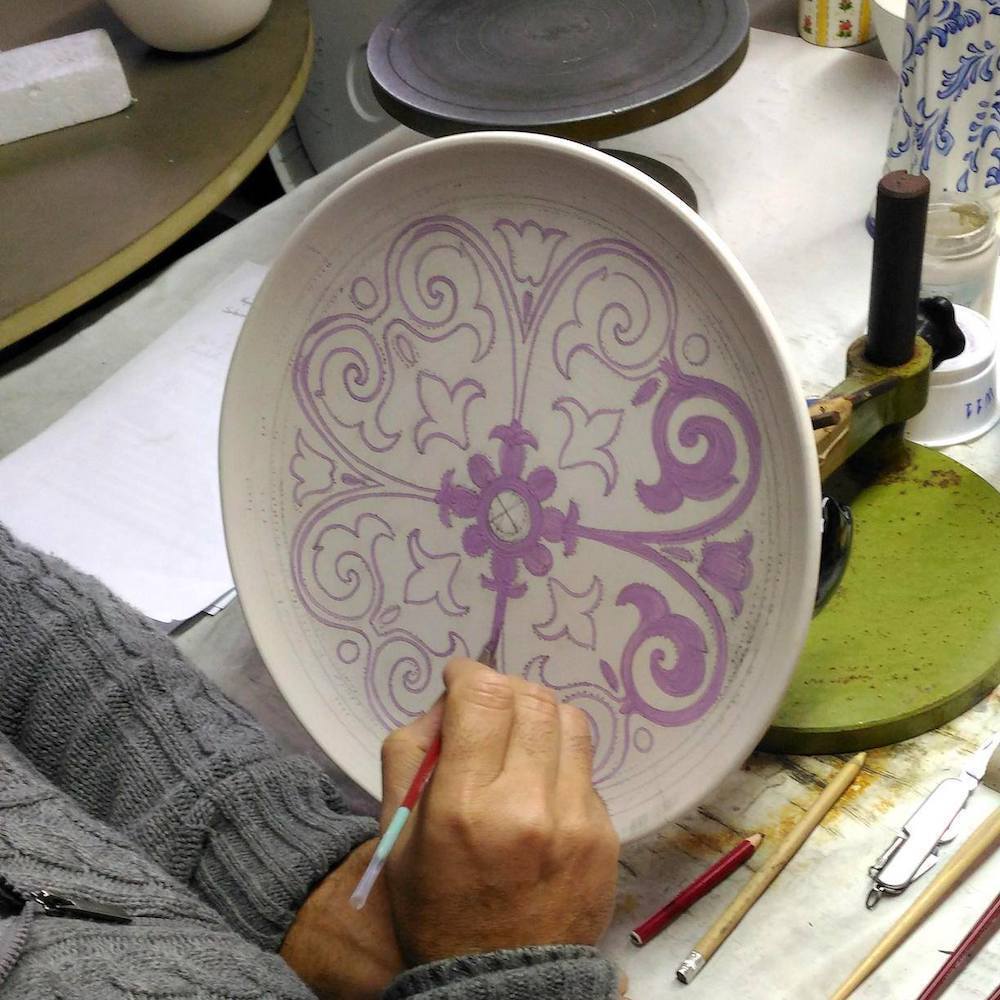 Grande assiette "Sado"