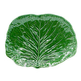 Cabbage Leaf-shaped Ceramic Plate - 10.6''