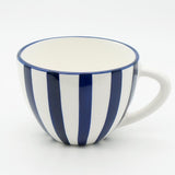 Grande tasse en porcelaine portugaise I Vente en ligne Tasse "Costa Nova Mar" - 13 cm