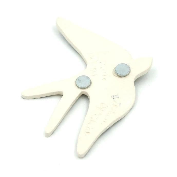 Hirondelle aimantée en céramique