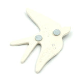 Hirondelle aimantée en céramique