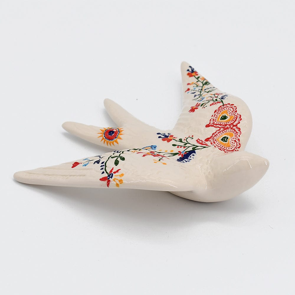 Hirondelle murale en céramique motifs portugais namorados Hirondelle en céramique - Namorados