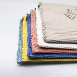 Housse de coussin 40x40 "Tapete de Trapo" - Blanc