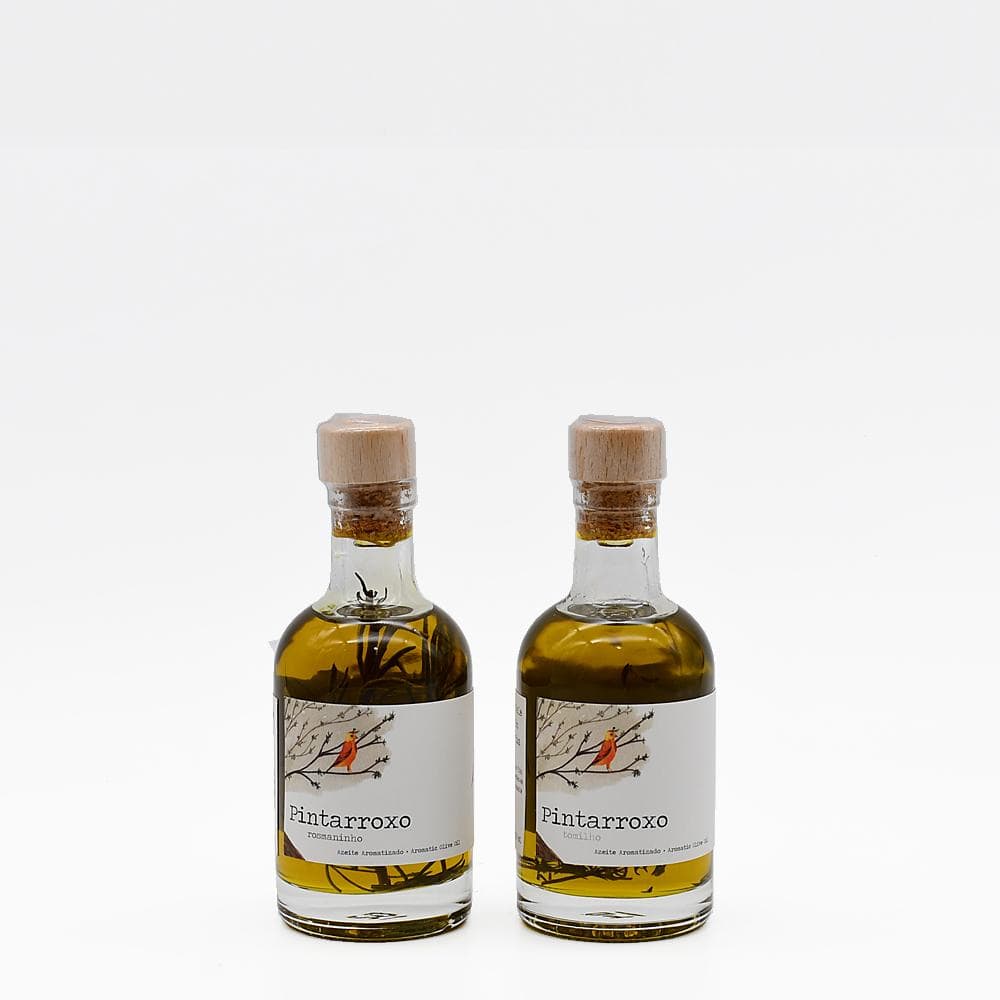 Huile d'olive vierge aromatisée au Thym et romarin I Origine Portugal Huile d'olive vierge aromatisée au Thym et romarin