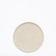 Petite assiette en céramique beige I Motifs dentelles portugaises Assiette "Carimbada" beige - 20 cm