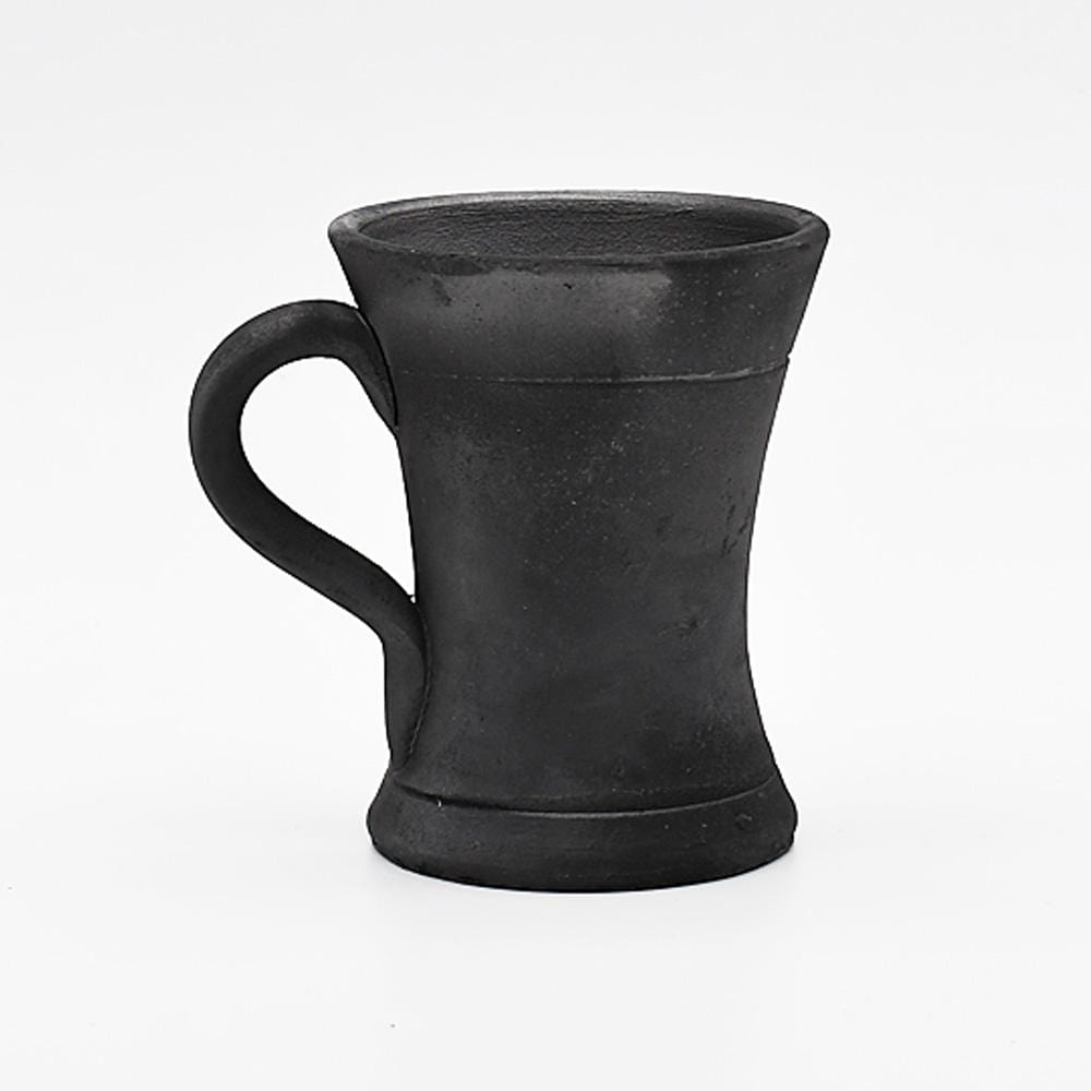 Pichet à eau Bilha de Rosca I Poterie noire de Bisalhães I Portugal Tasse en terre cuite noire de Bisalhães