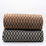 Plaid en laine Noir et blanc cassé I Artisanat du Portugal en ligne Plaid en laine 200X135 - Noir