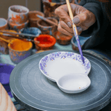 Tradicional I Ceramic olives dish - Yellow