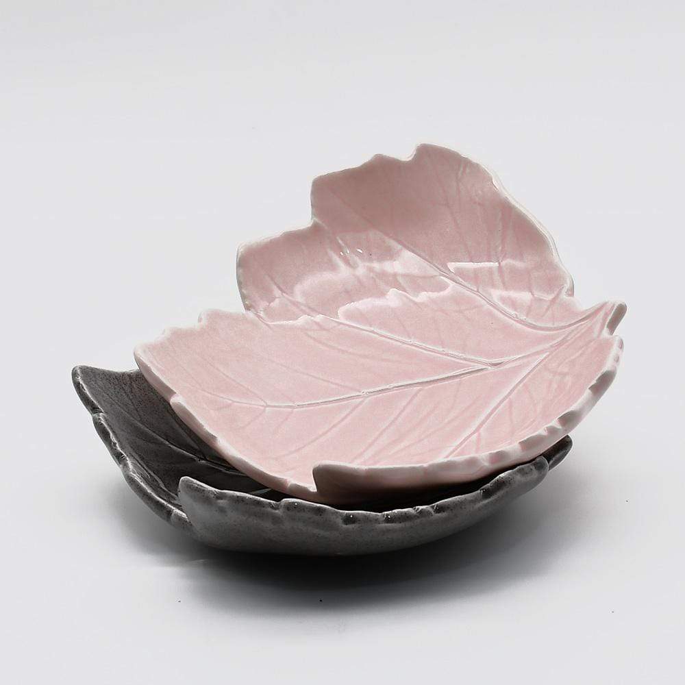 Plat en céramique traditionnel du Portugal 19cm Coupe en céramique "Manteiga" - Rose