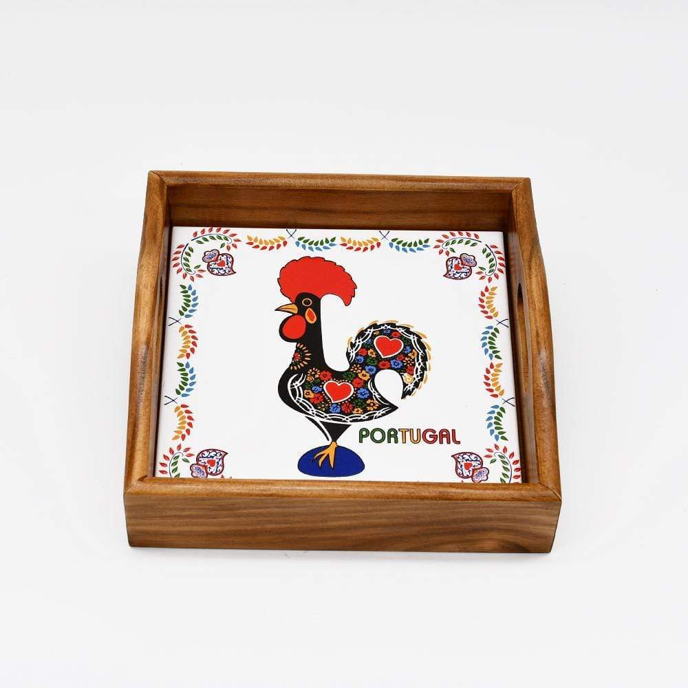 Wooden & Azulejos tray - 17cm