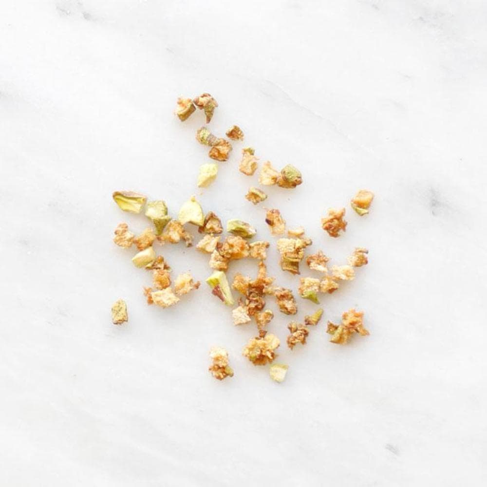 Tube of dehydrated Pears and Pistachios