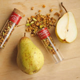 Tube of dehydrated Pears and Pistachios